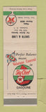 Matchbook Cover - Texaco oil gas Smith Lind Rochester NY