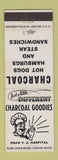 Matchbook Cover - Charcoal Goodies Restaurant