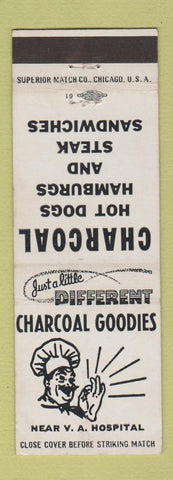 Matchbook Cover - Charcoal Goodies Restaurant