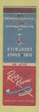 Matchbook Cover - Rose Room Portland OR