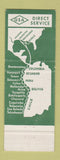 Matchbook Cover - Gulf & South American Steamship New Orleans LA WEAR