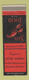 Matchbook Cover - Eugene's Hotel Juneau Milwaukee WI