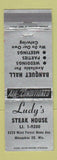 Matchbook Cover - Ludy's Steak House Milwaukee WI