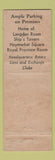 Matchbook Cover - Rockingham Hotel Portsmouth NH