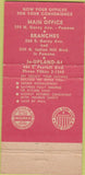 Matchbook Cover - Pomona 1st Federal Savings CA 30 Strike
