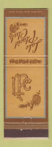 Matchbook Cover - Lake Placid Club NY