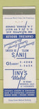 Matchbook Cover - Tiny's Motel Broderick CA
