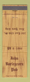 Matchbook Cover - John Barleycorn Pub New York City
