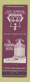 Matchbook Cover - Claridge Hotel Atlantic City NJ