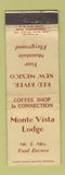 Matchbook Cover - Monte Vista Lodge Red River NM WEAR