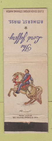 Matchbook Cover - The Lord Jeffery Amherst MA