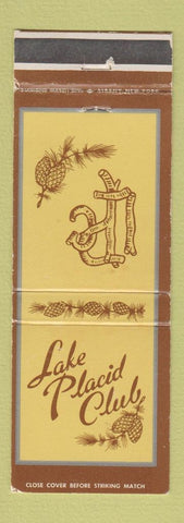 Matchbook Cover - Lake Placid Club NY