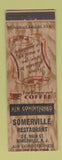 Matchbook Cover - Somerville Restaurant NJ