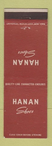 Matchbook Cover - Hanan Shoes New York City Detroit Chicago San Francisco