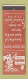 Matchbook Cover - Hotel Harbor Motel Steamboat Springs Colorado