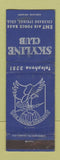 Matchbook Cover - Skylinne Club ENT Air Force Base Colorado Springs WEAR