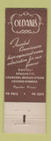 Matchbook Cover - Olvani's Restaurant St Louis MO