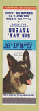 Matchbook Cover - 5th Ave Tavern Denver Colorado German Shepherd