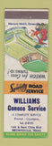 Matchbook Cover - Williams Conoco oil gas Brownsville TX