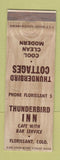 Matchbook Cover - Thunderbird Inn Florissant Colorado