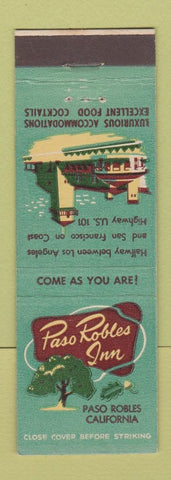 Matchbook Cover - Paso Robles Inn CA