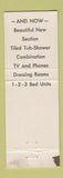 Matchbook Cover - Troy Manor Motel Lamar Colorado WEAR