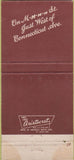 Matchbook Cover - Knife and Fork Washington DC 30 Strike
