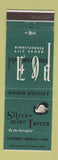 Matchbook Cover - Silver Mine Tavern Penn Grove Hotel Grove City PA Norwalk CT