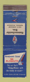Matchbook Cover - 1956 Plymouth Riemenschneider Bros Pontiac MI WEAR