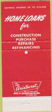 Matchbook Cover - Altoona Federal Savings Loan Bedford PA  30 Strike