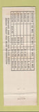 Matchbook Cover - Vandenberg Air Force Base CA Credit Union