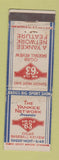 Matchbook Cover - Yankee Network Air Flo Cigars Baseball Review WEAR