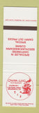 Matchbook Cover - China King Chinese Restaurant Brunswick OH