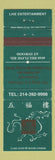 Matchbook Cover - May Dragon Chinese Restaurant Dallas TX