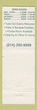 Matchbook Cover - May Dragon Chinese Restaurant Dallas TX