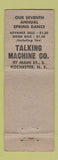 Matchbook Cover - Beta Chi Sigma Manitou Opening 1940 Rochester NY WEAR