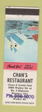 Matchbook Cover - Chan's Restaurant Chinese Windsor ON