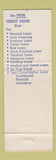 Matchbook Cover - San Diego Municipal Employees Credit Union CA