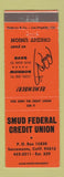 Matchbook Cover - Smud Federal Credit Union Sacramento CA