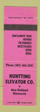 Matchbook Cover - Huntting Elevator New Richland MN feed seed WEAR