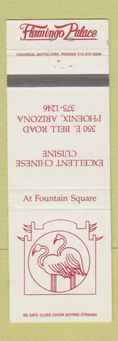Matchbook Cover - Flamingo Palace Chinese Restaurant Phoenix AZ
