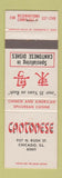 Matchbook Cover - Cantonese Restaurant Chinese Chicago IL