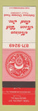 Matchbook Cover - Maison Moon Wah Chinese Restaurant Montreal QC