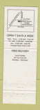 Matchbook Cover - New Happy China Chinese Restaurant Commerce City Colorado