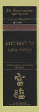 Matchbook Cover - Fu Lam City Chinese London Cambridge ON Moncton NB WEAR