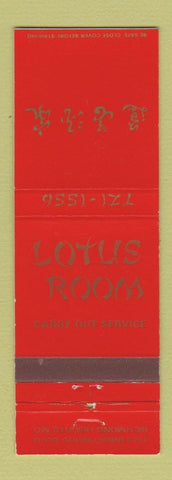 Matchbook Cover - Lotus Room Chinese Restaurant Richmond Heights MO