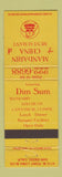 Matchbook Cover - Mandarin China Restaurant Chinese San Diego CA