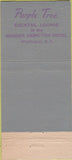 Matchbook Cover - Purple Tree Hamilton Hotel Washington DC 30 Stick