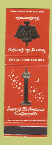 Matchbook Cover - Tower of the Americas Restaurant San Antonio TX