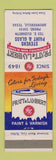 Matchbook Cover - Pratt and Lambert Paint Stevens Brownsville TX